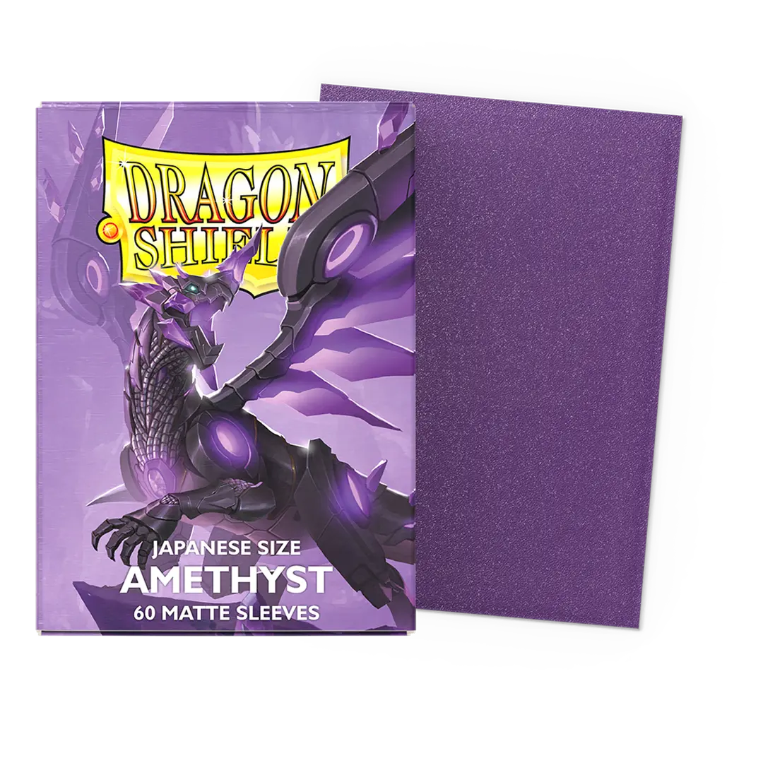 Dragon Shield: Amethyst - Matte Sleeves - Japanese Size