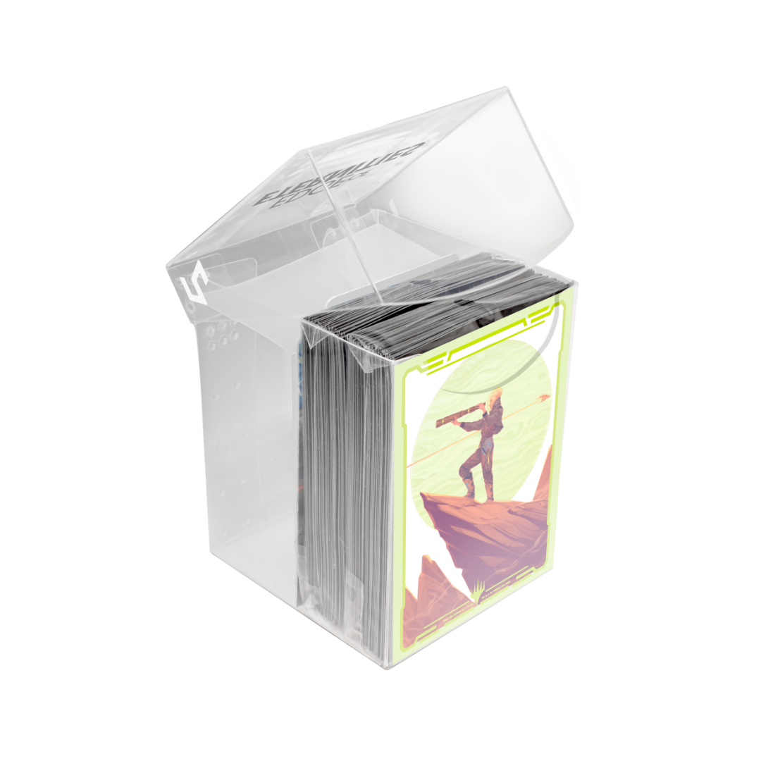 Ultra Pro - Edge of Eternities - Sami, Wildcat Captain - 100ct Deck Protector Sleeves in Clear Box for Magic: The Gathering