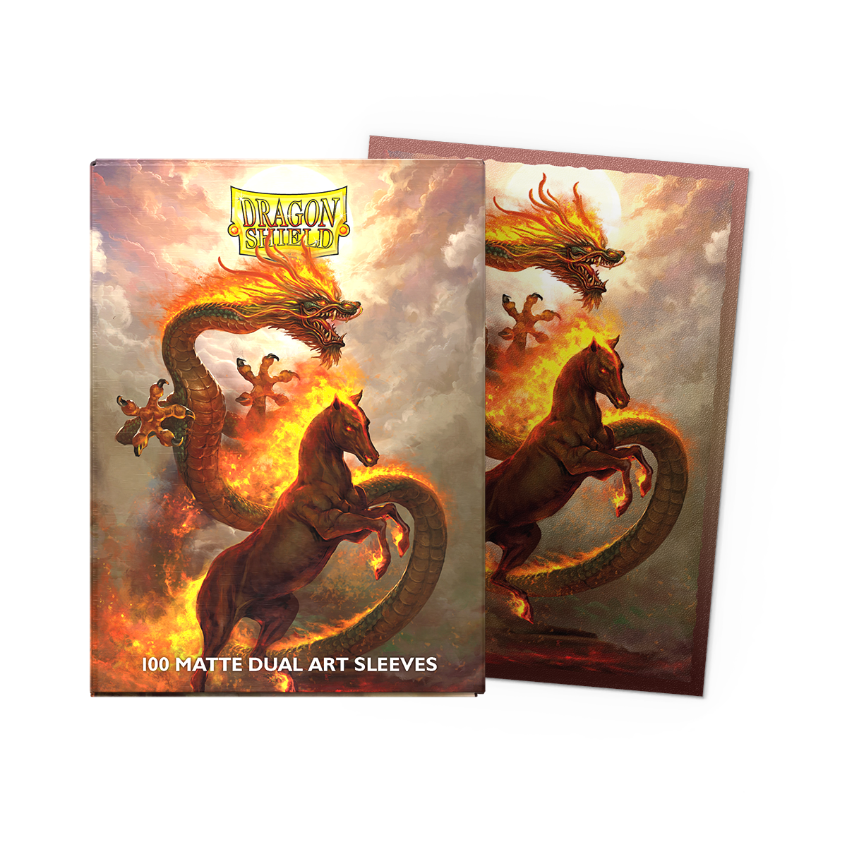 Dragon Shield: Fire Horse 2026 - Dual Art Sleeves Standard Size