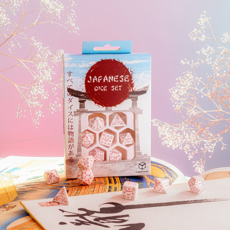 Q Workshop | Cherry Blossoms Petals | Japanese Dice Set