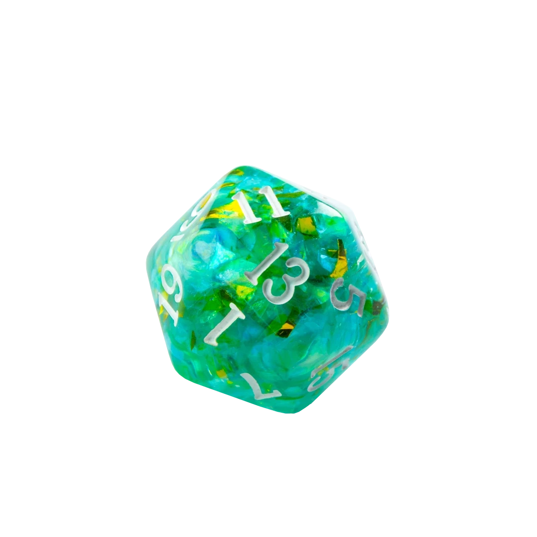 Gamegenic | Dice Candy-like Series Mint | RPG Dice Set (7pcs)