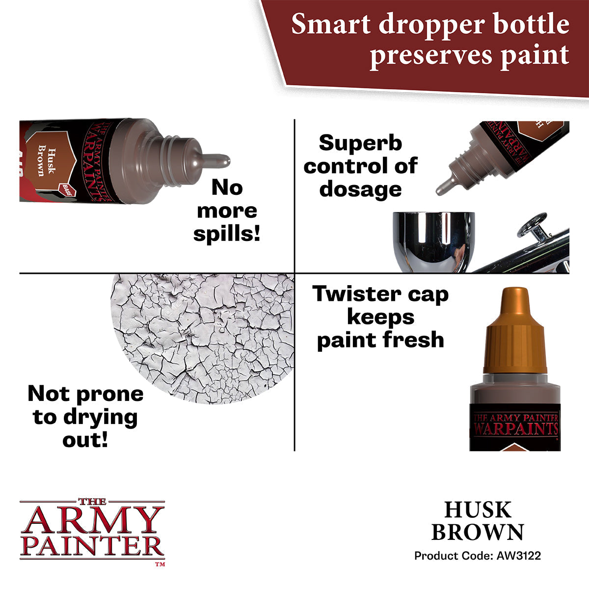 The Army Painter - Husk Brown - Warpaints Air