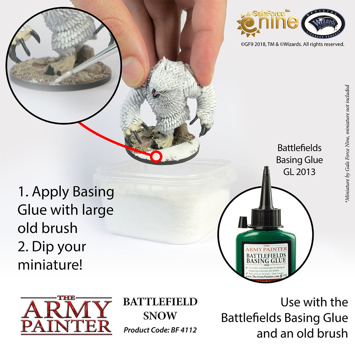 The Army Painter - Snow - Battlefield Basing