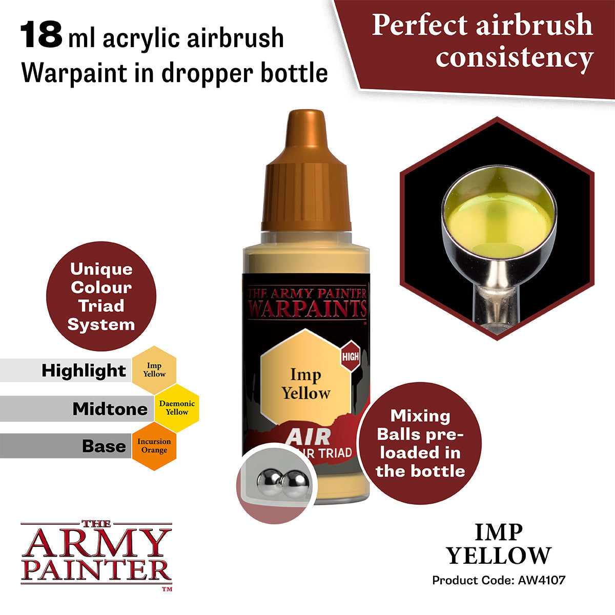 The Army Painter - Imp Yellow - Warpaints Air