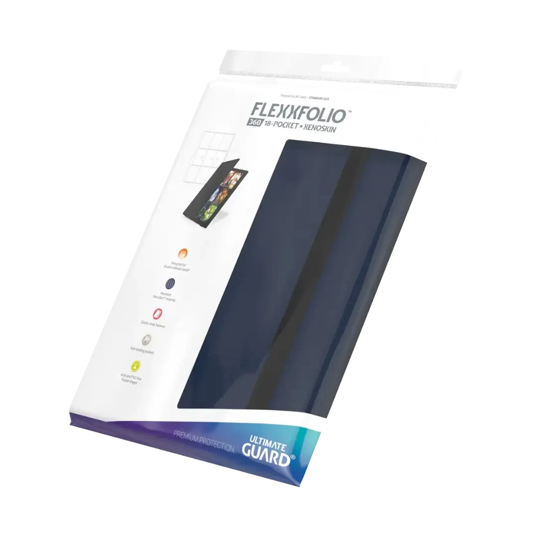 Ultimate Guard | Flexxfolio 360 | XenoSkin (18-Pocket) Binder Blau
