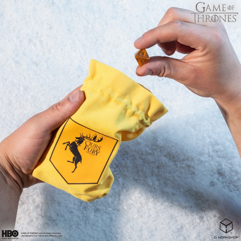 Q Workshop | Baratheon | Game Of Thrones Dice Pouch