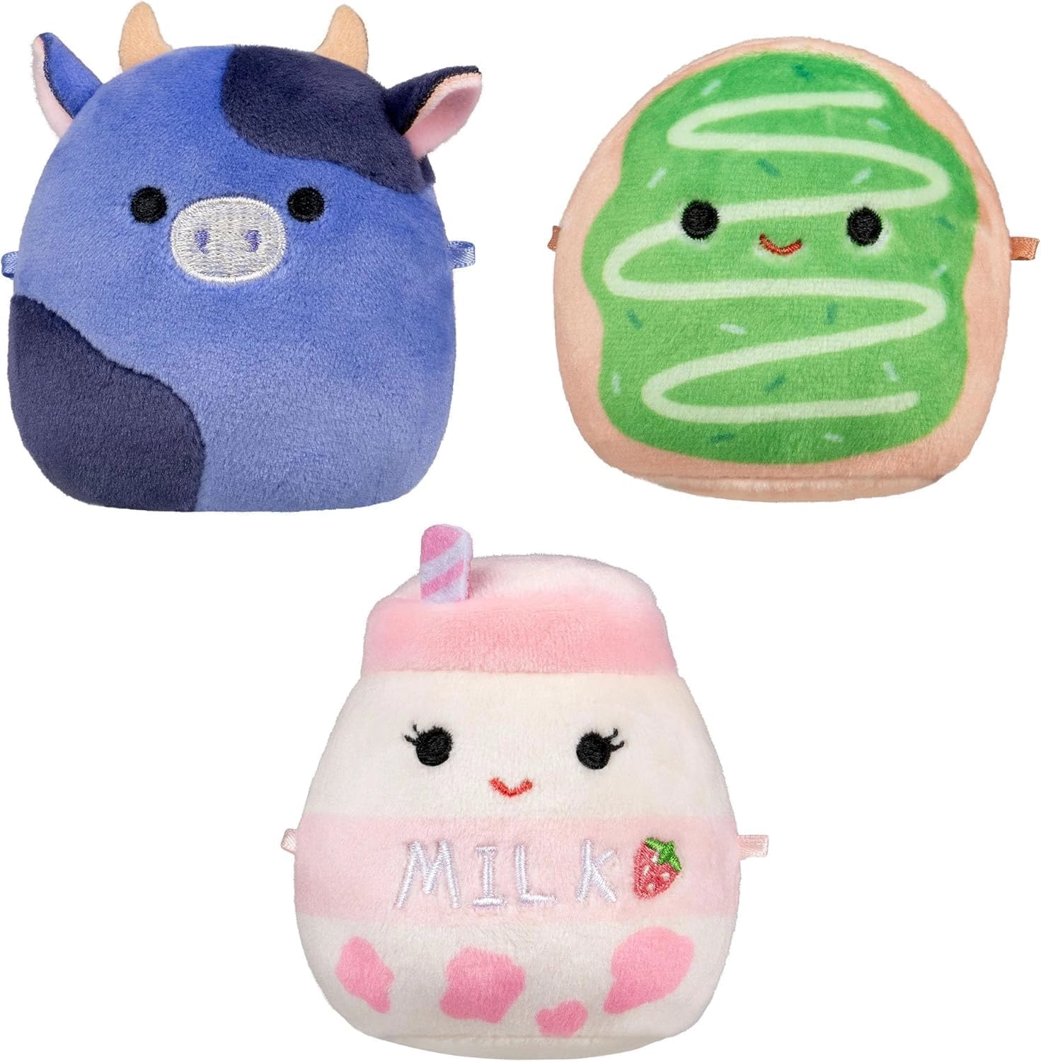 Jazwares | Squishmallows Micromallows: Ingred, Amelie & Daisuke | 3er Set Plush (6cm)