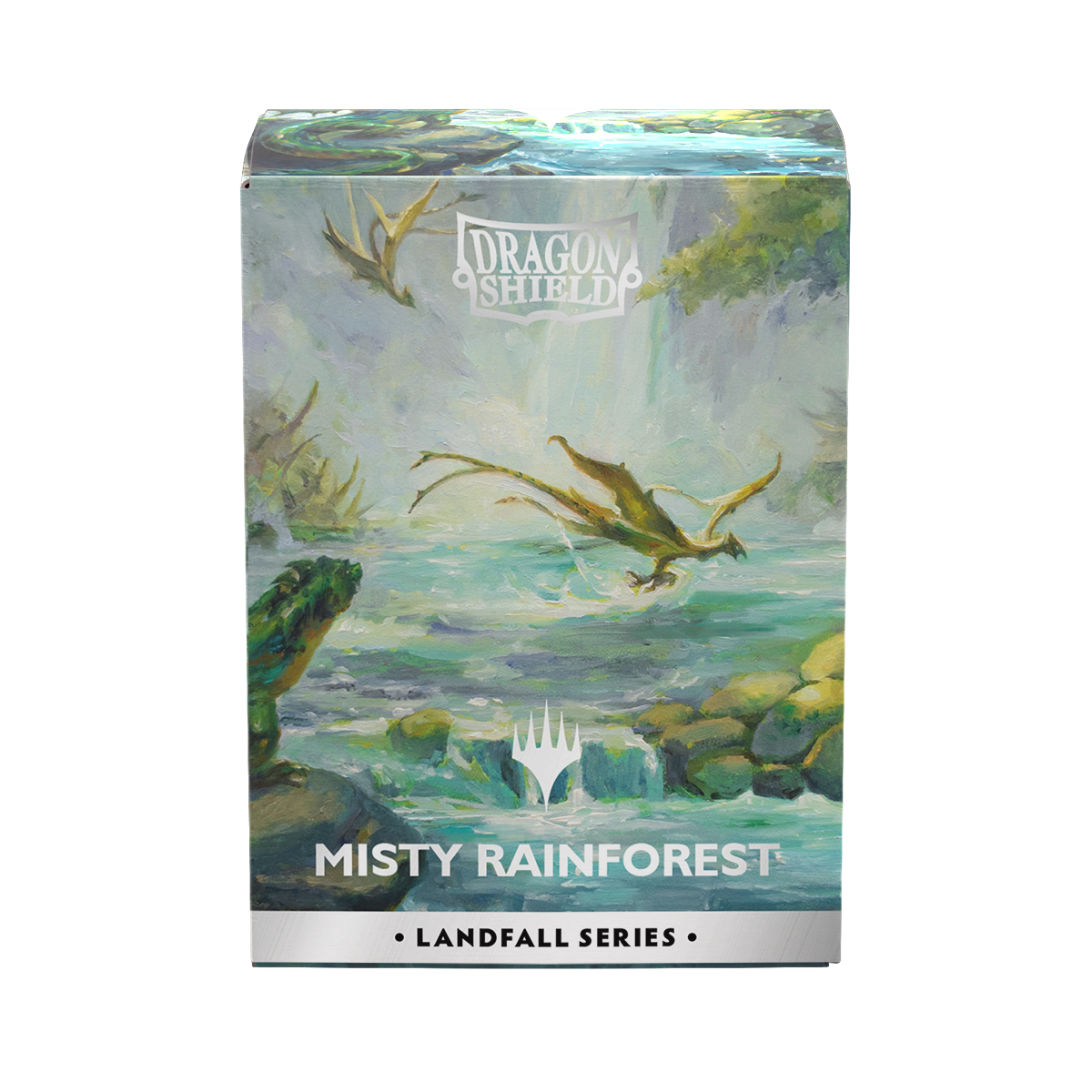 Dragon Shield X Magic: The Gathering: Misty Rainforest - Standard Size Sleeves Landfall Series