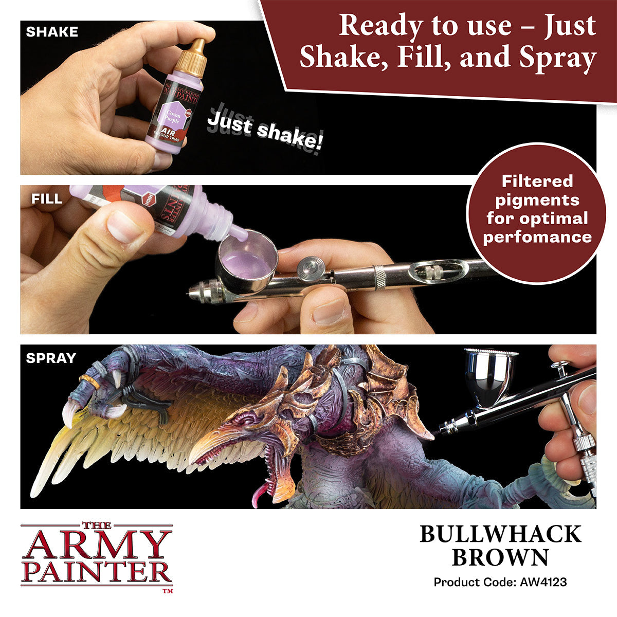 The Army Painter - Bullwhack Brown - Warpaints Air