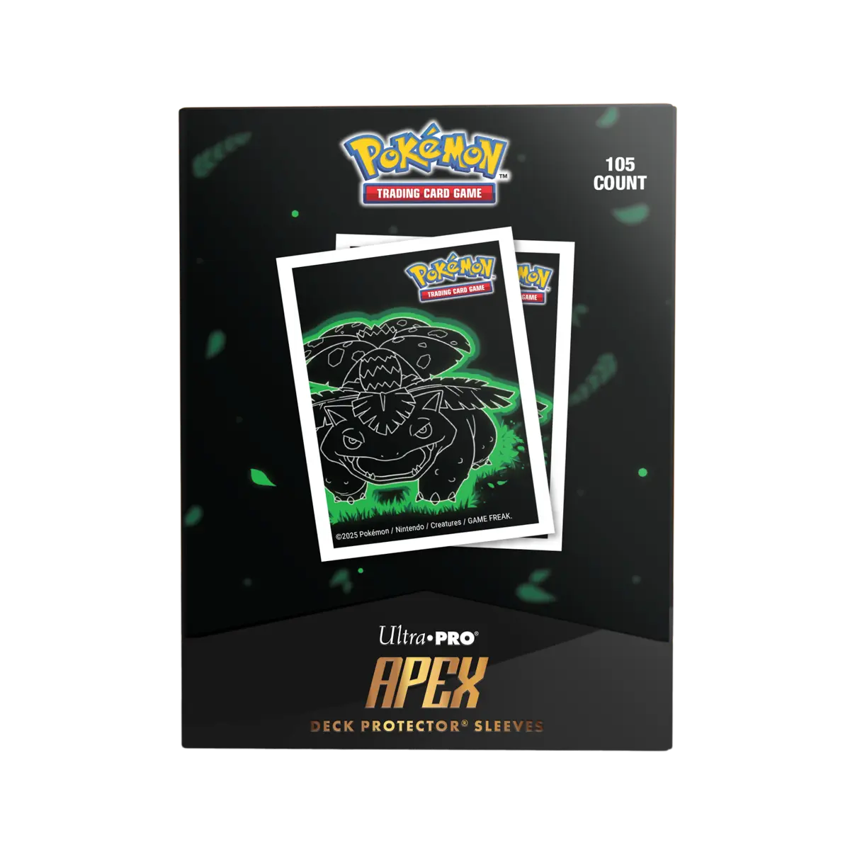 Ultra Pro: Neon Kanto APEX Deck Protector® Sleeves - Venusaur 105ct