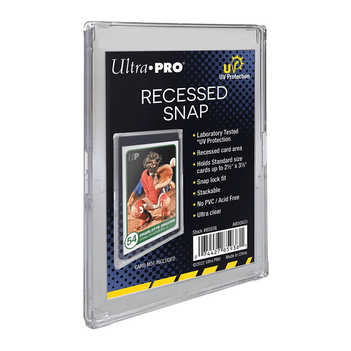Ultra Pro -  Snap Card Holder - UV Recessed Ultra Pro -  Snap Card Holder - UV Recessed