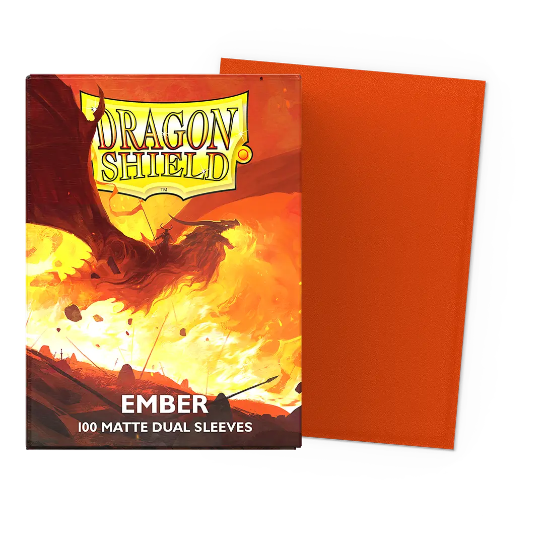 Dragon Shield: Ember - Matte Dual Sleeves - Standard Size