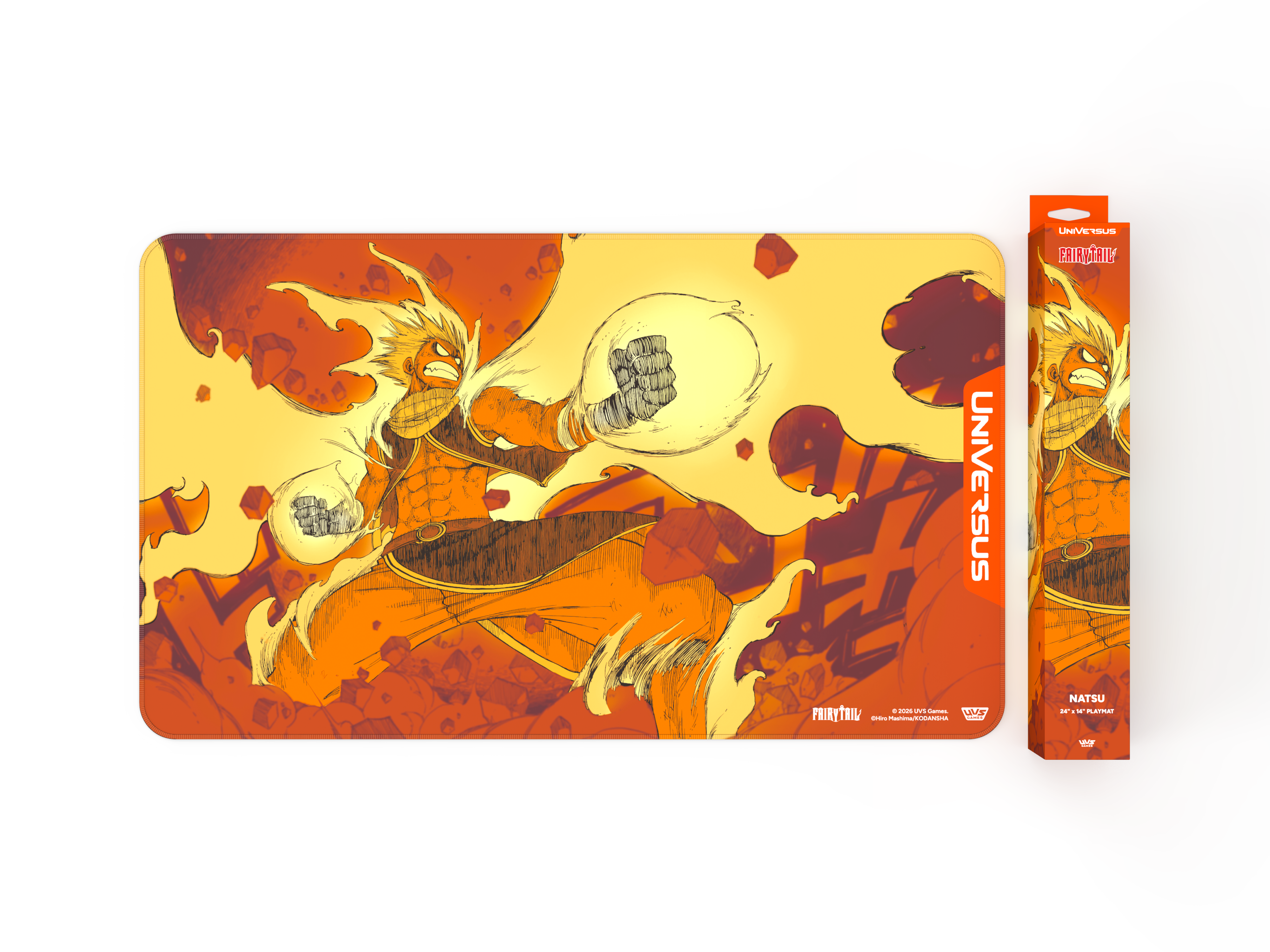 UniVersus CCG | Fairy Tail: All Fired Up! - Natsu | Playmat