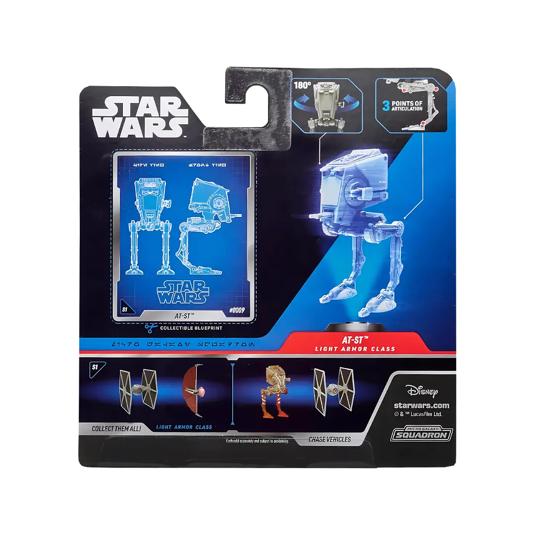 Jazwares: Star Wars - AT-ST auf Hoth - Fahrzeug 8cm (inklusive 1er Spielfigur)