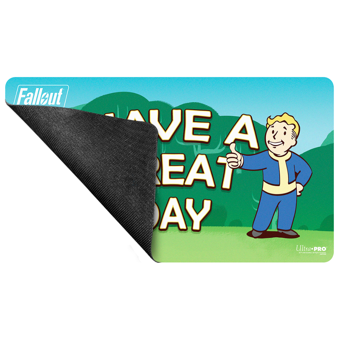 Ultra Pro | Fallout |  Vault Boy - Have A Great Day Playmat