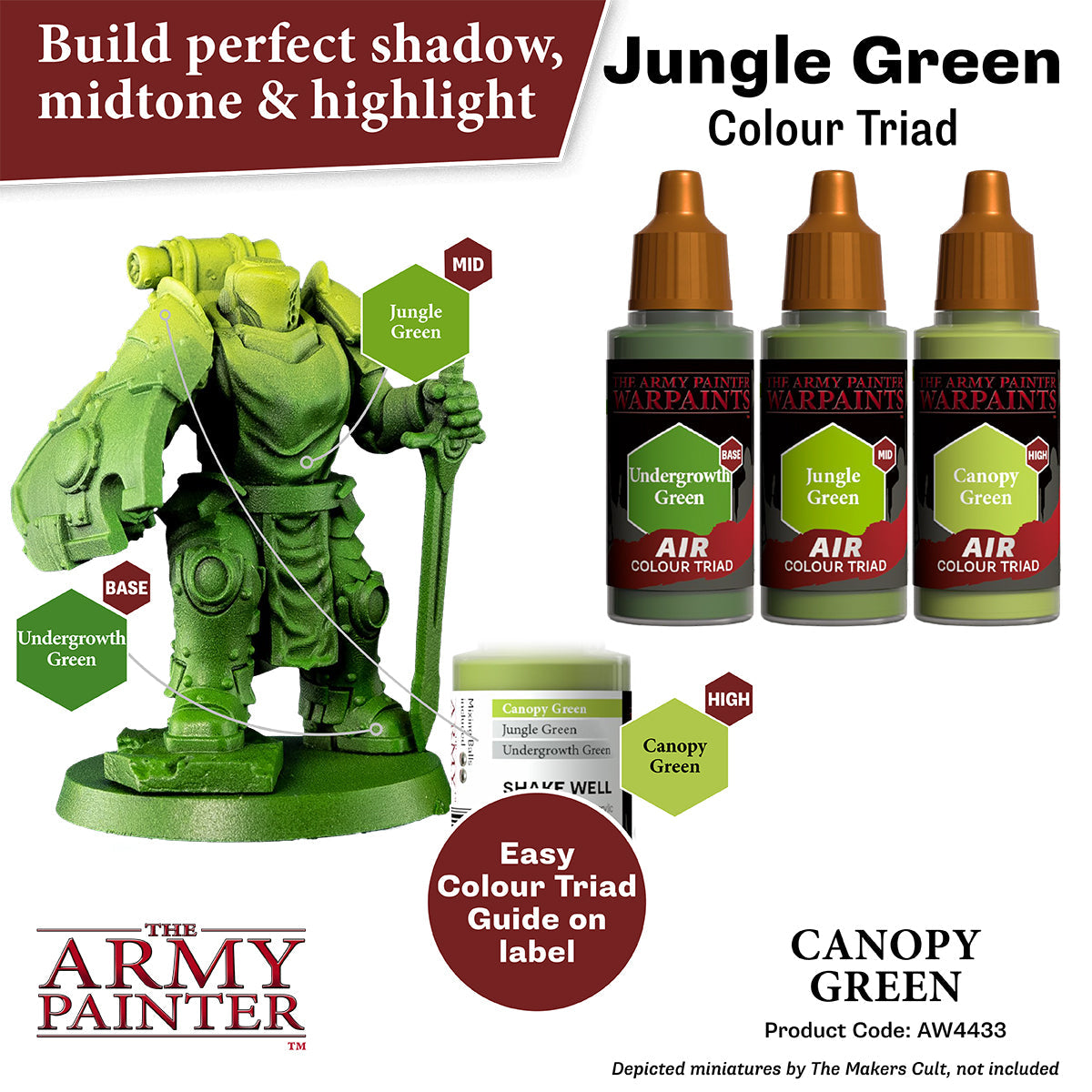The Army Painter - Canopy Green - Warpaints Air