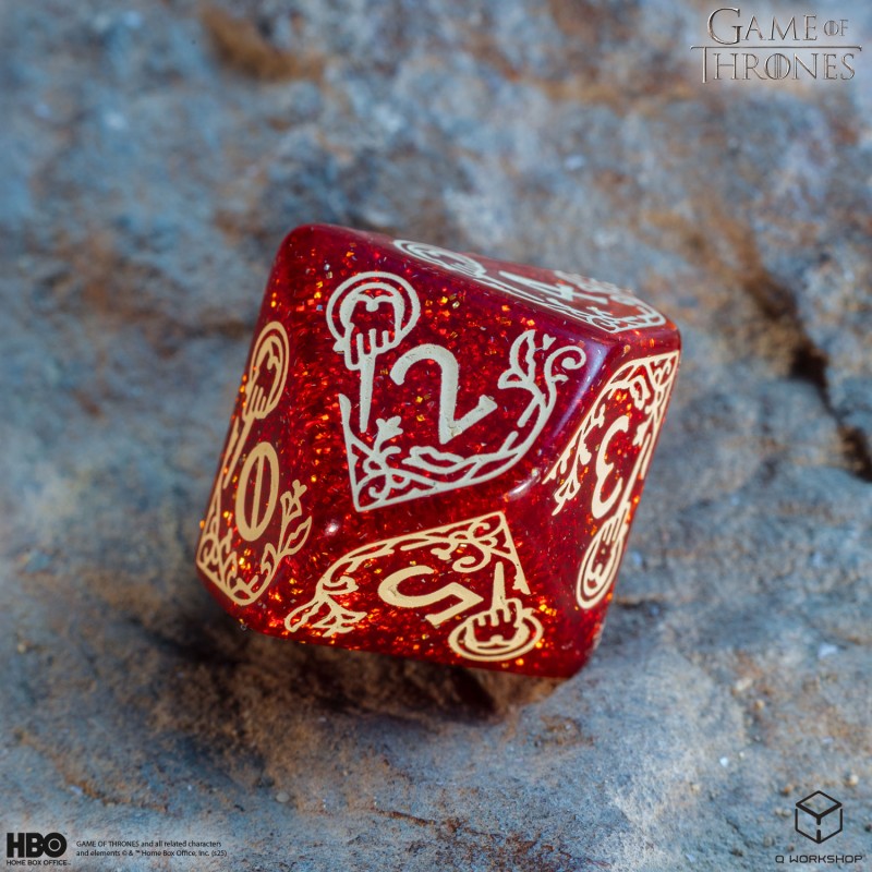 Q Workshop | Lannister | Game Of Thrones Dice Set
