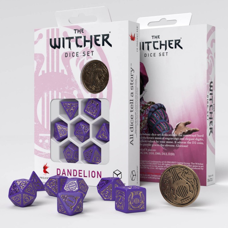 Q Workshop | Dandelion - Viscount De Lettenhove | The Witcher Dice Set