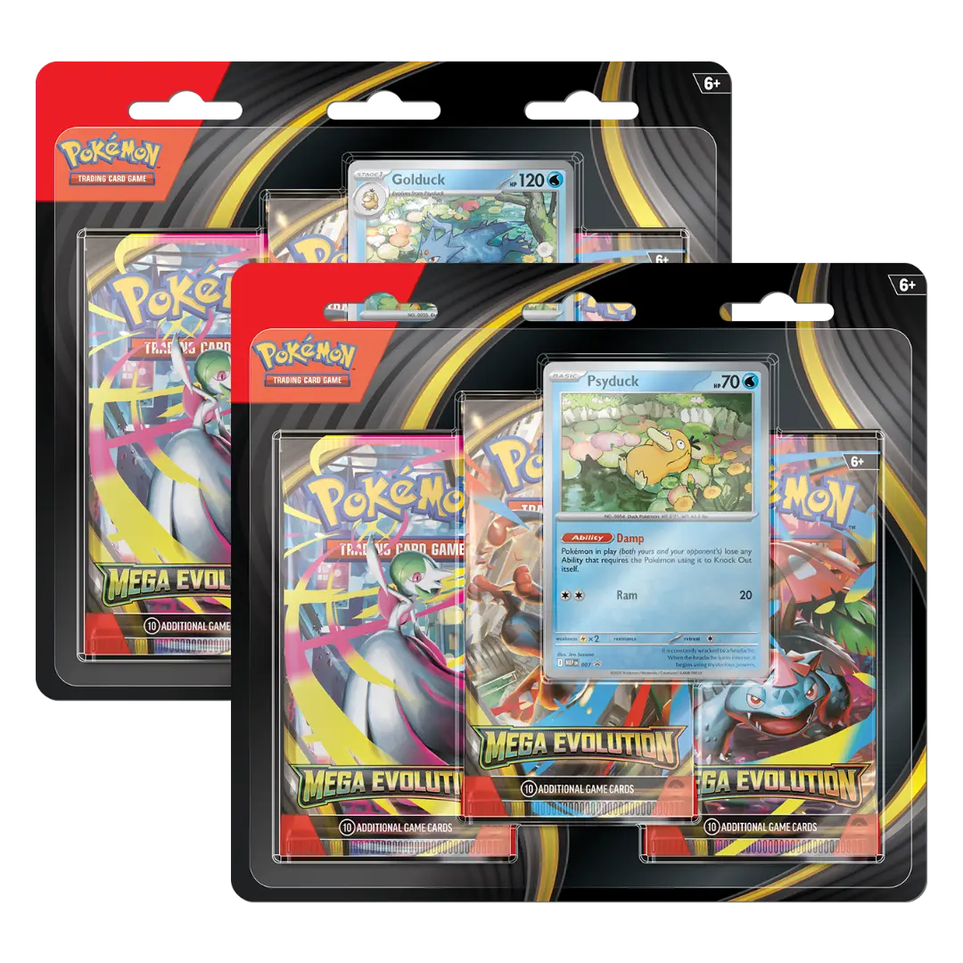 Pokémon TCG: Mega Evolution (ME01) - 3-Pack Blister (EN)