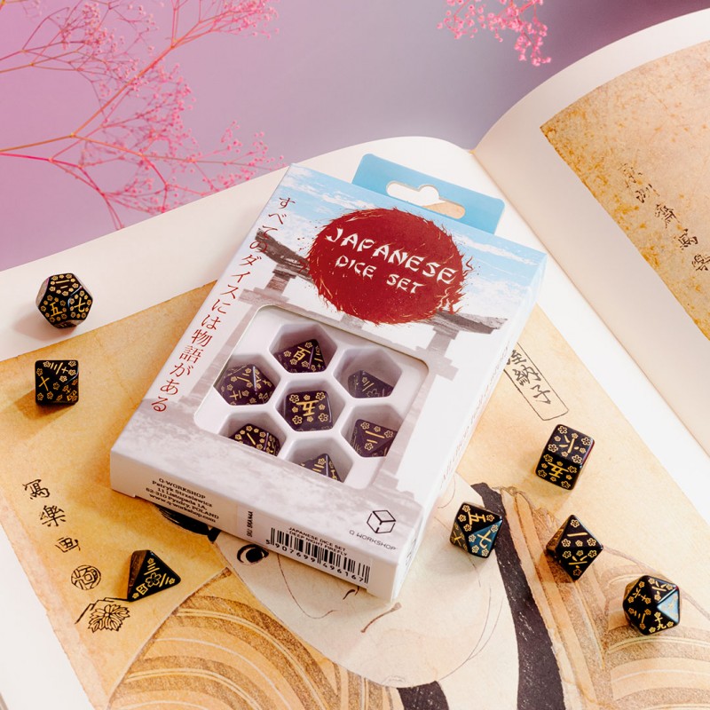 Q Workshop | Deep Night Firefly | Japanese Dice Set