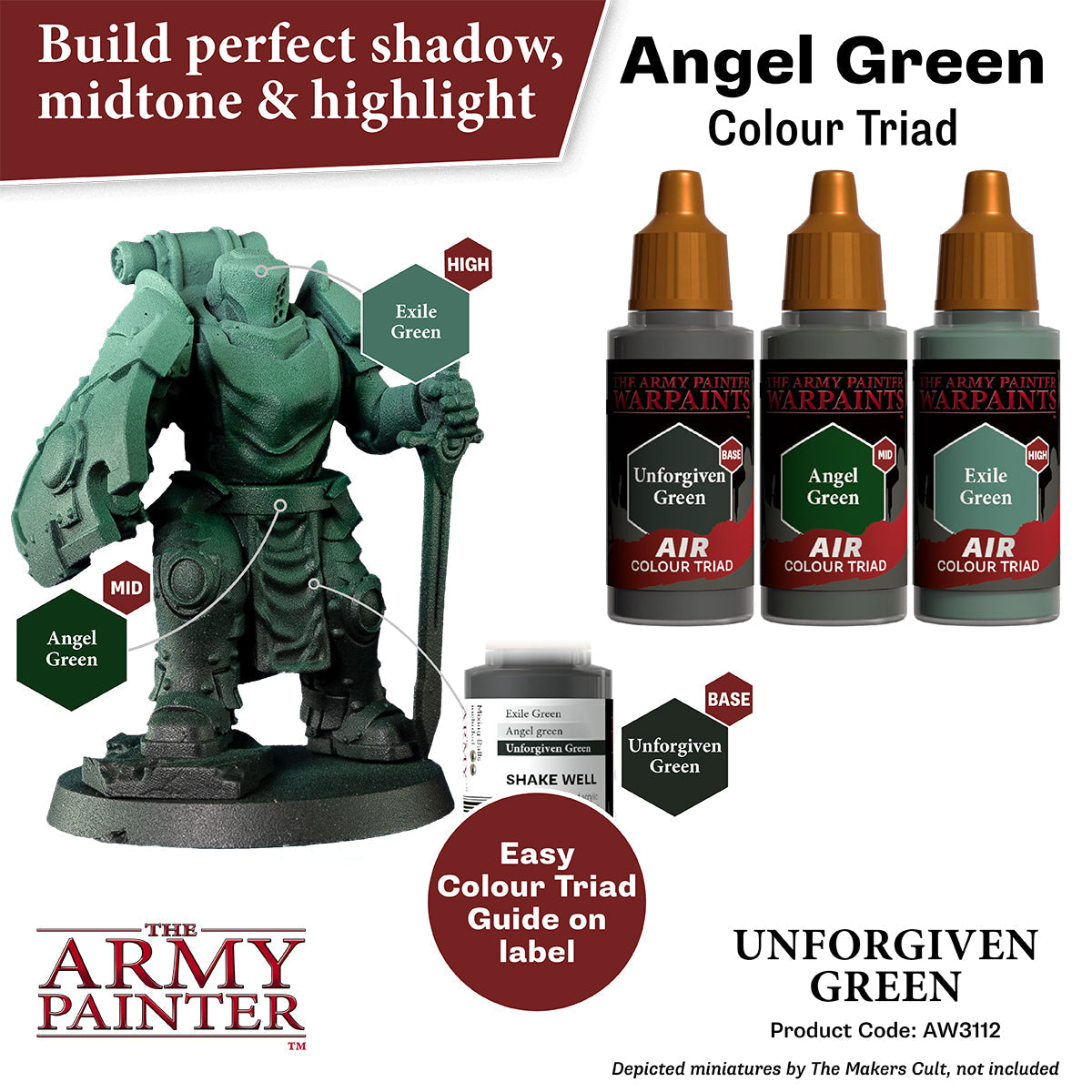 The Army Painter - Unforgiven Green - Warpaints Air