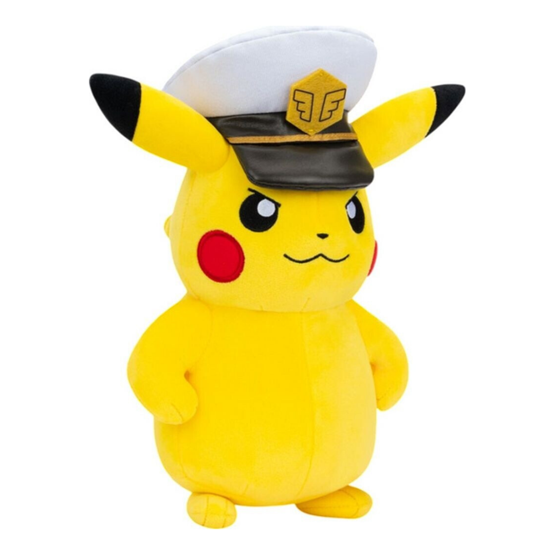 Jazwares | Kapitän Pikachu (20cm) | Plüschtier