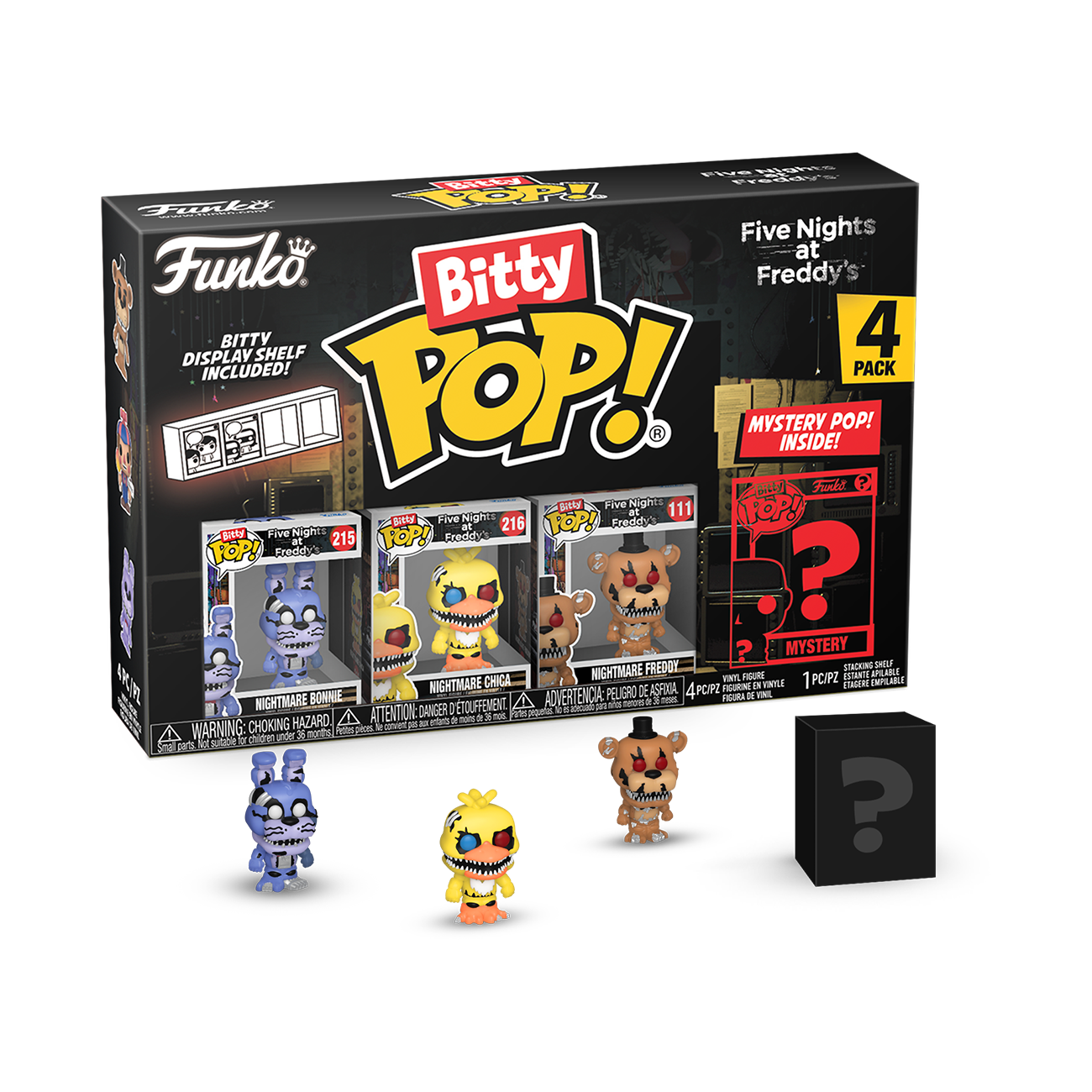 Bitty POP!: Nightmare Bonnie 4-Pack - Bitty POP! 4-Pack