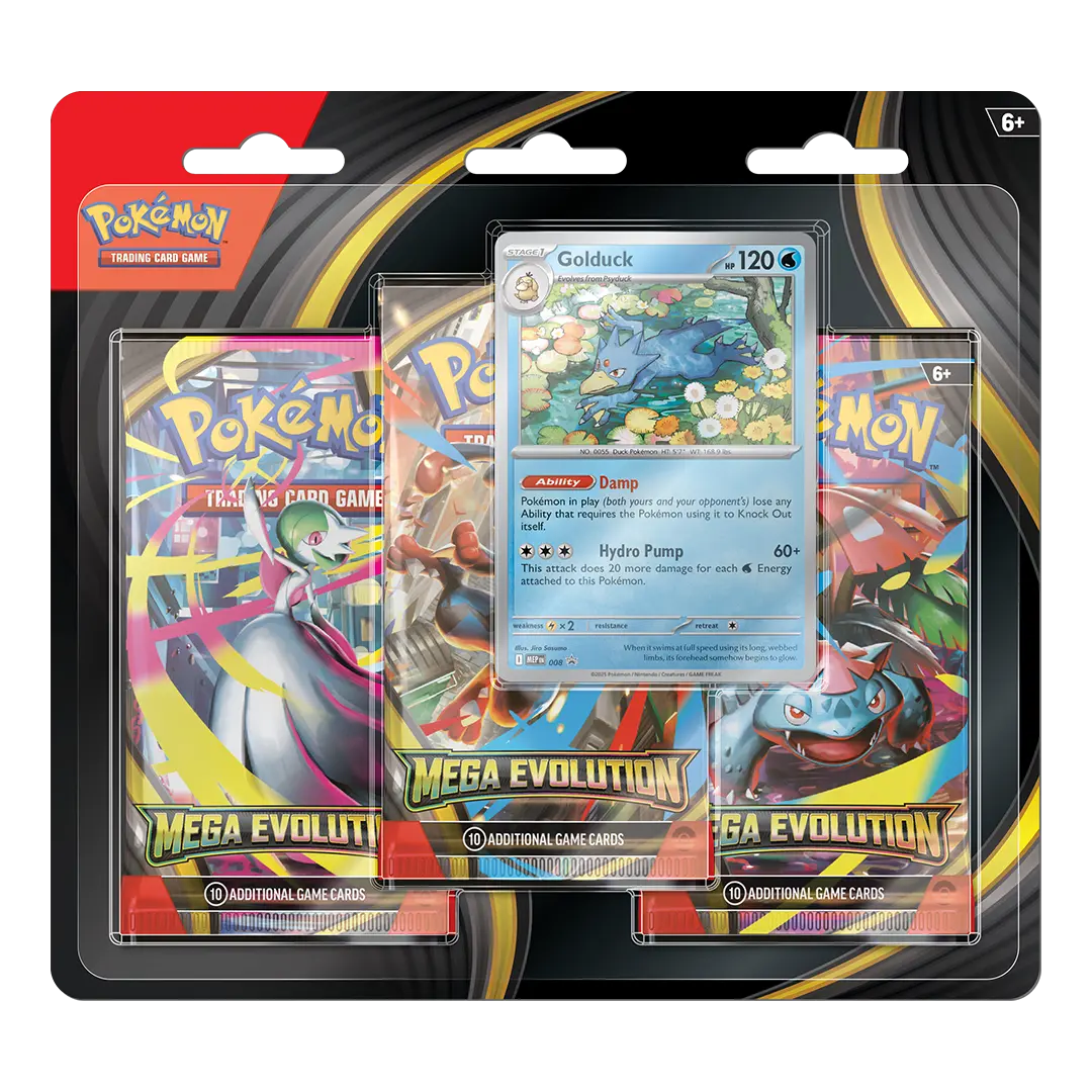 Pokémon TCG: Mega Evolution (ME01) - 3-Pack Blister (EN)