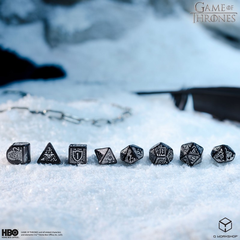 Q Workshop | Night's Watch | Game Of Thrones Dice Set