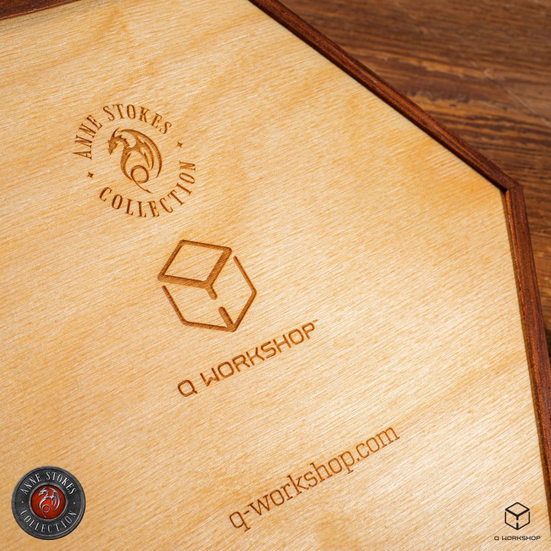Q Workshop | Chase The Rainbow | Anne Stokes Dice Tray