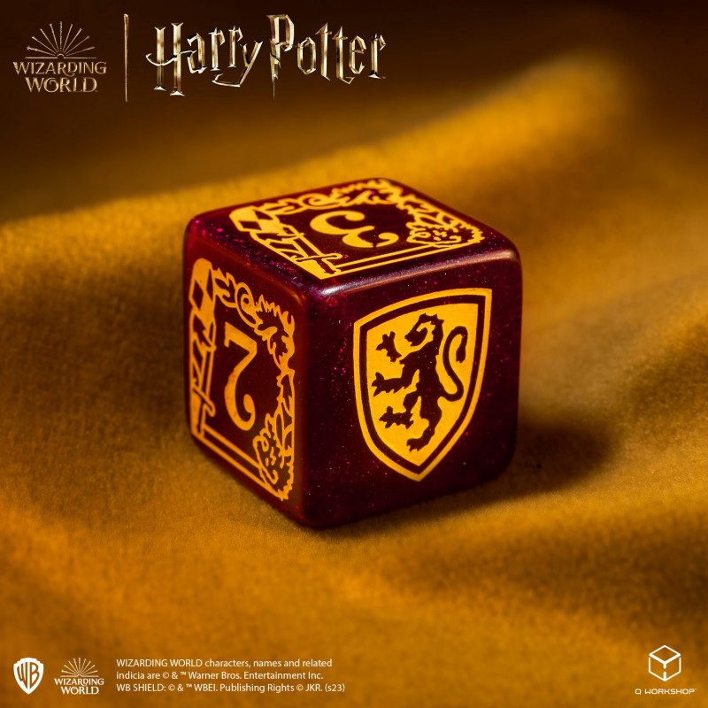 Q Workshop | Gryffindor | Harry Potter Modern Dice Set
