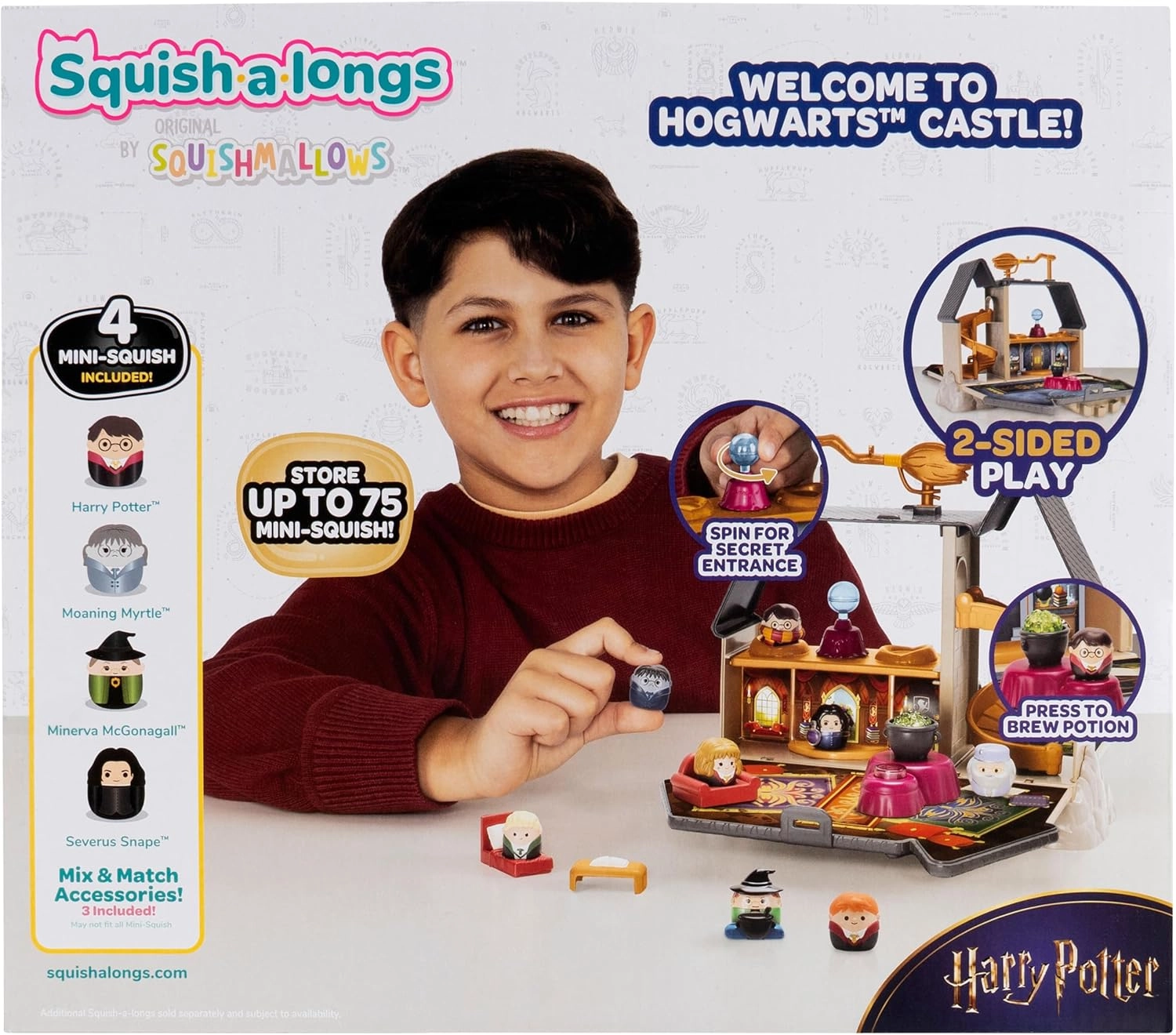 Jazwares | Squish-a-longs Harry Potter Hogwarts | Castle Spielset