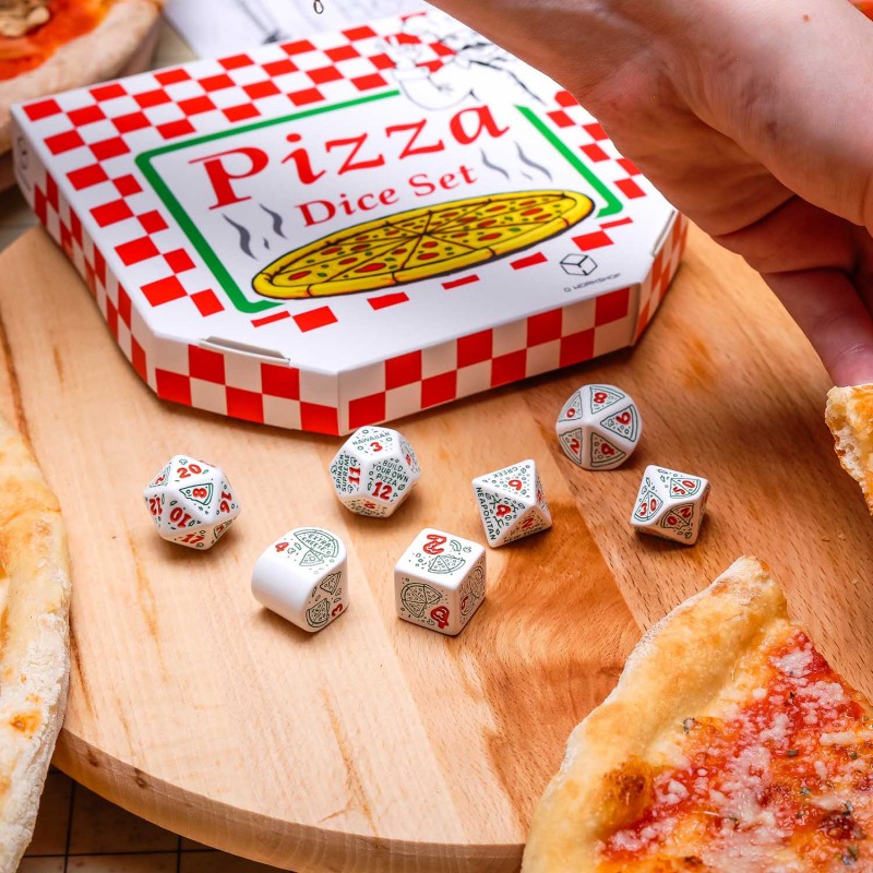 Q Workshop | Pepperoni | Pizza Dice Set