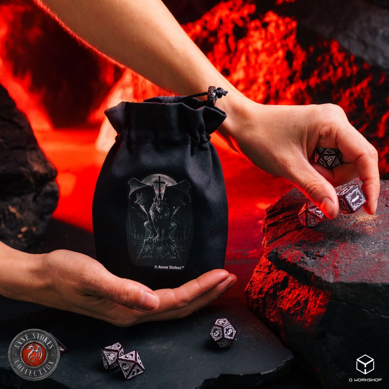 Q Workshop | Gargoyle | Anne Stokes Dice Pouch