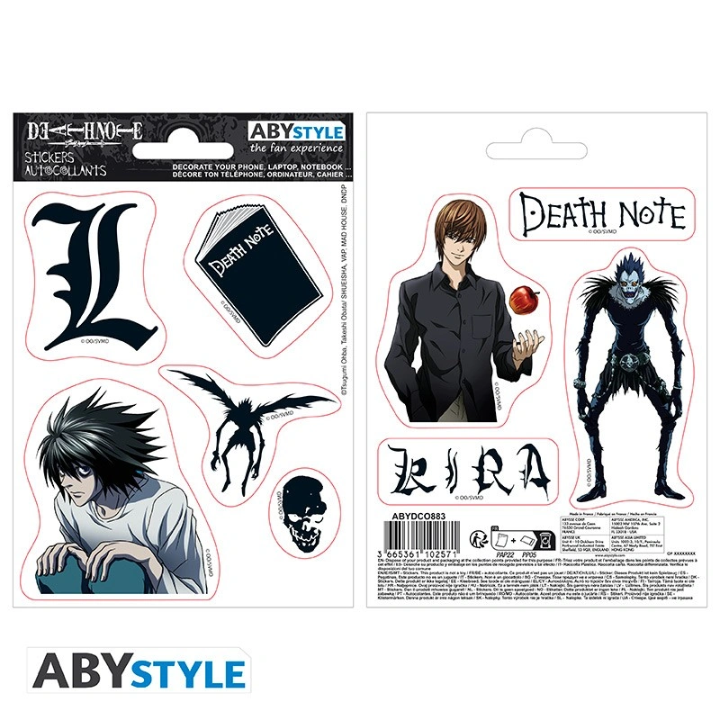 Death Note | (16 x 11cm) Death Note Icons | Sticker
