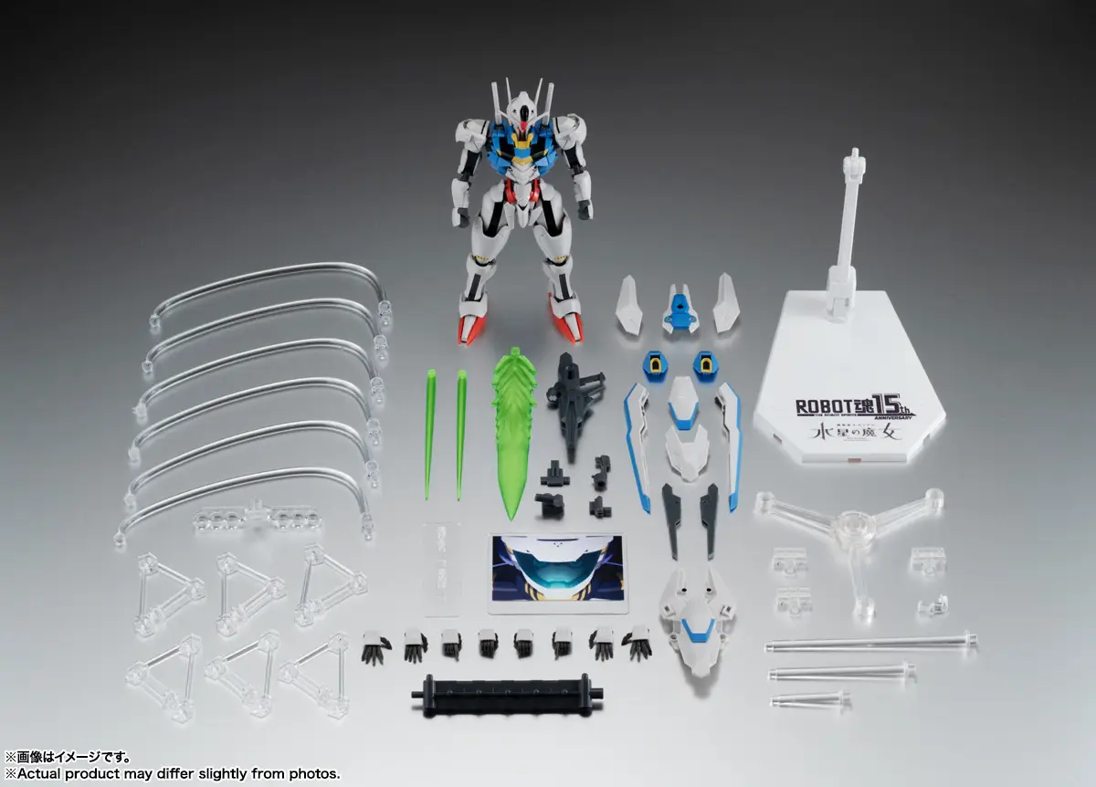 Tamashii Nations | XVX 016 Gundam Aerial (Version A.N.I.M.E.) The Robot Spirits 15th Anniversary (13cm) | Gundam