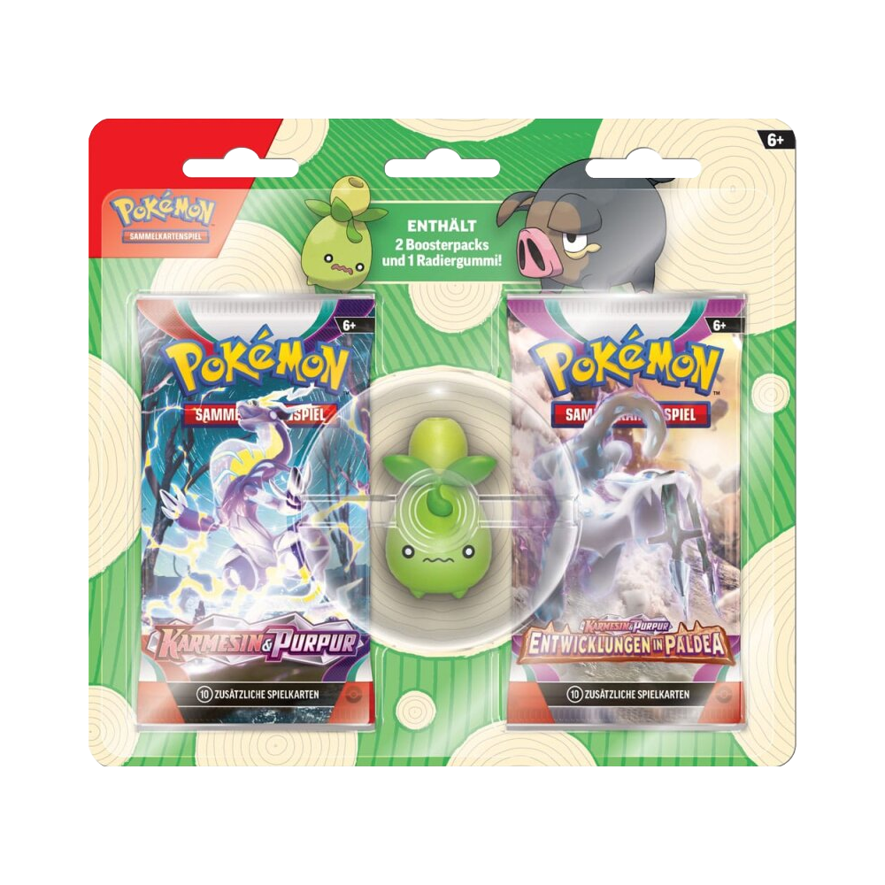 alt Pokémon TCG: Back to School - Eraser Blister 2023 (DE)