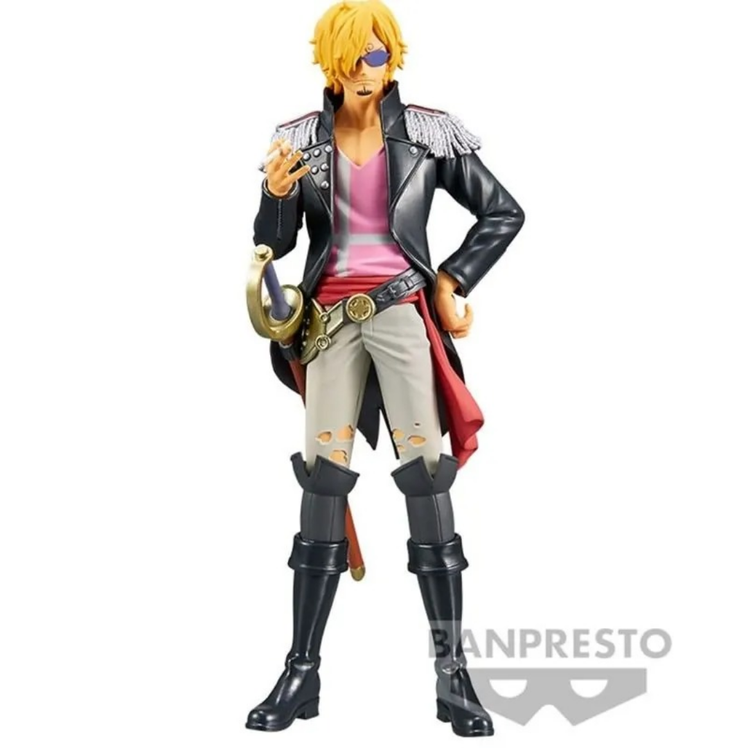 Banpresto | Sanji DXF The Grandline Men Vol. 4 (17cm) | One Piece Film Red