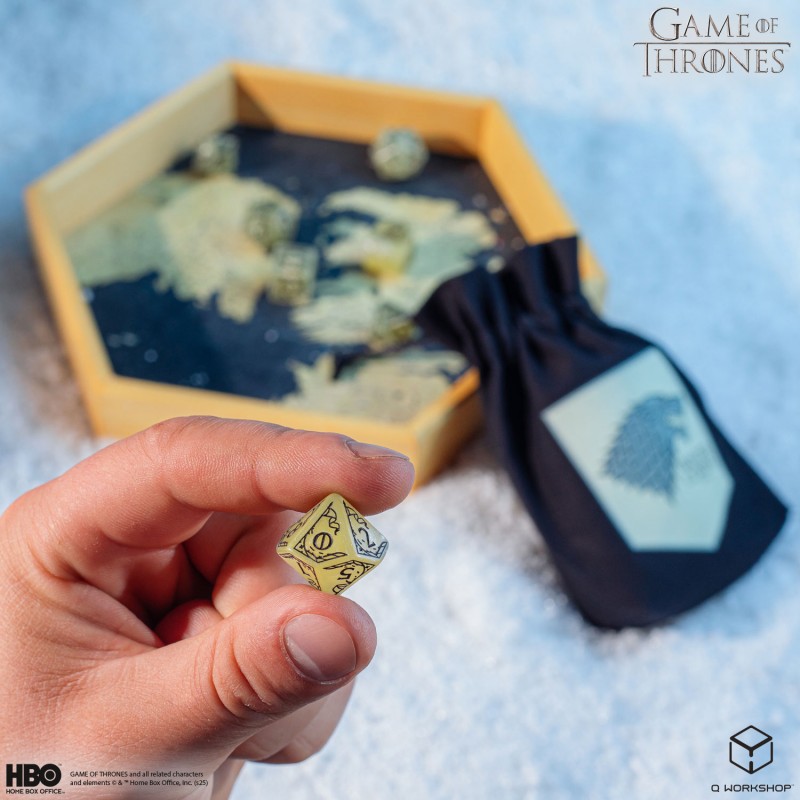 Q Workshop | Stark | Game Of Thrones Dice Set