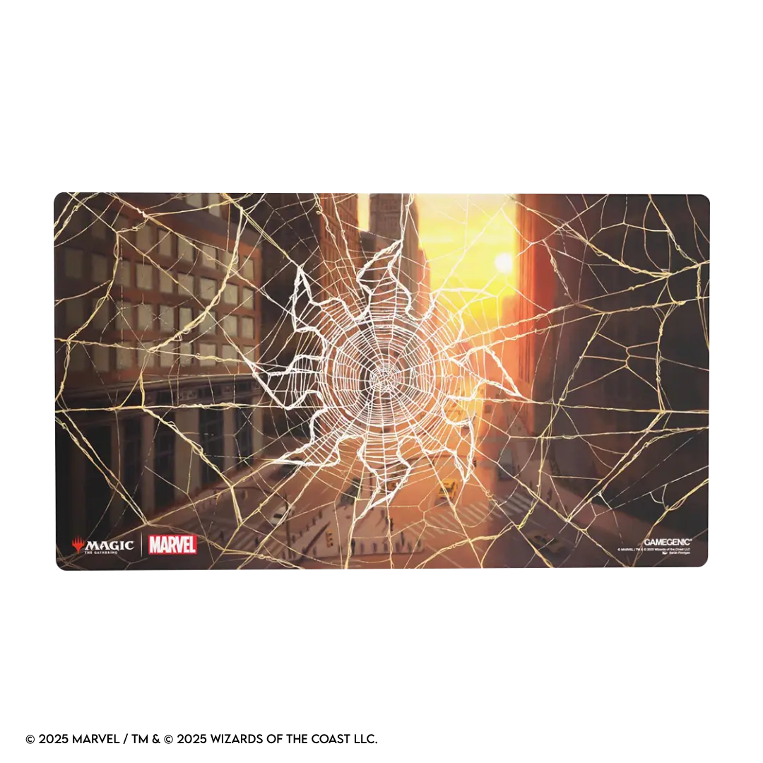 Gamegenic | Magic: The Gathering - Spider-Man / Plains | Shiny Playmat