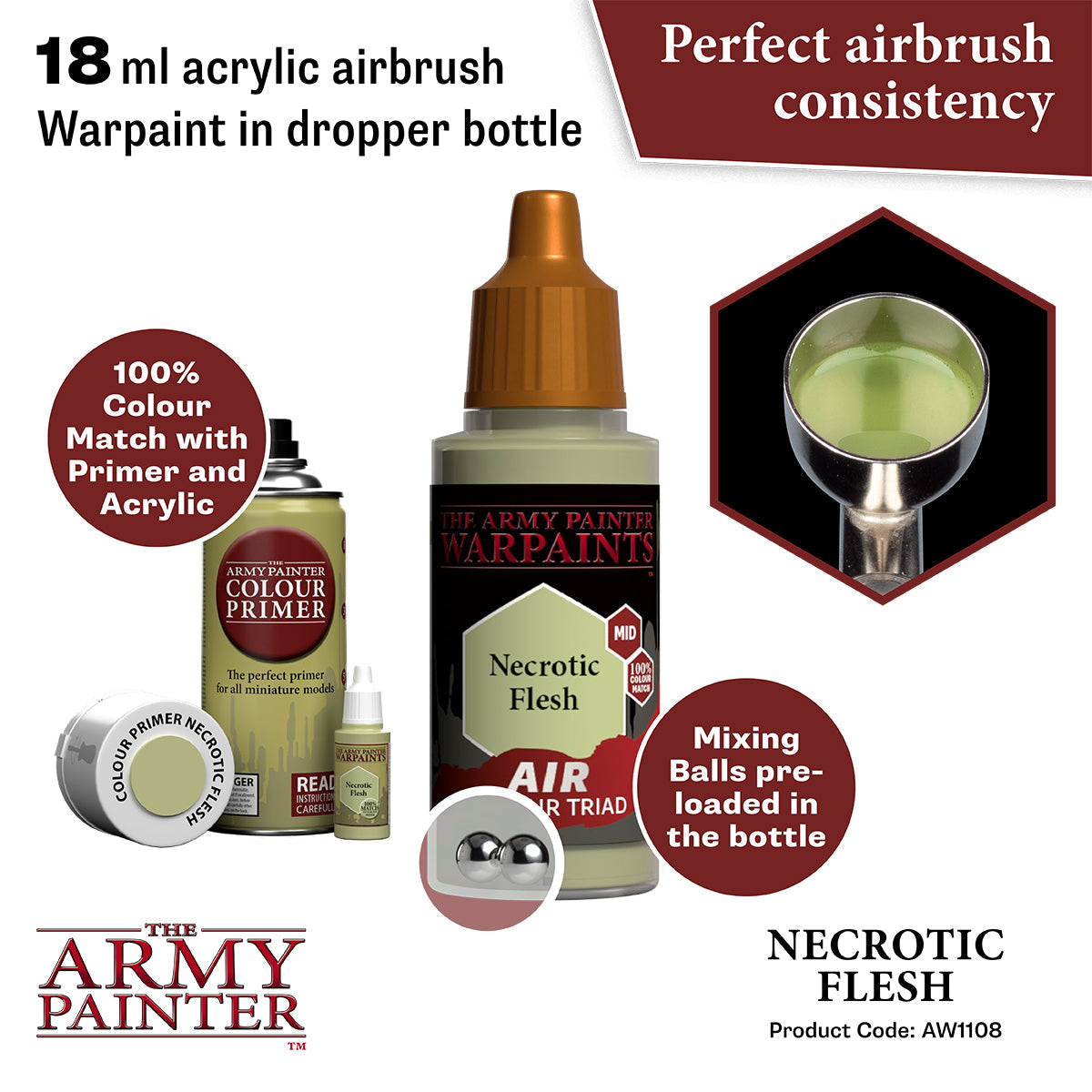 The Army Painter - Necrotic Flesh - Warpaints Air