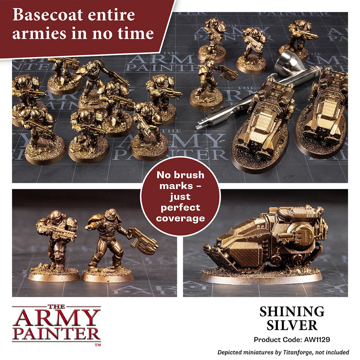 The Army Painter - Shining Silver - Warpaints Air Metallics