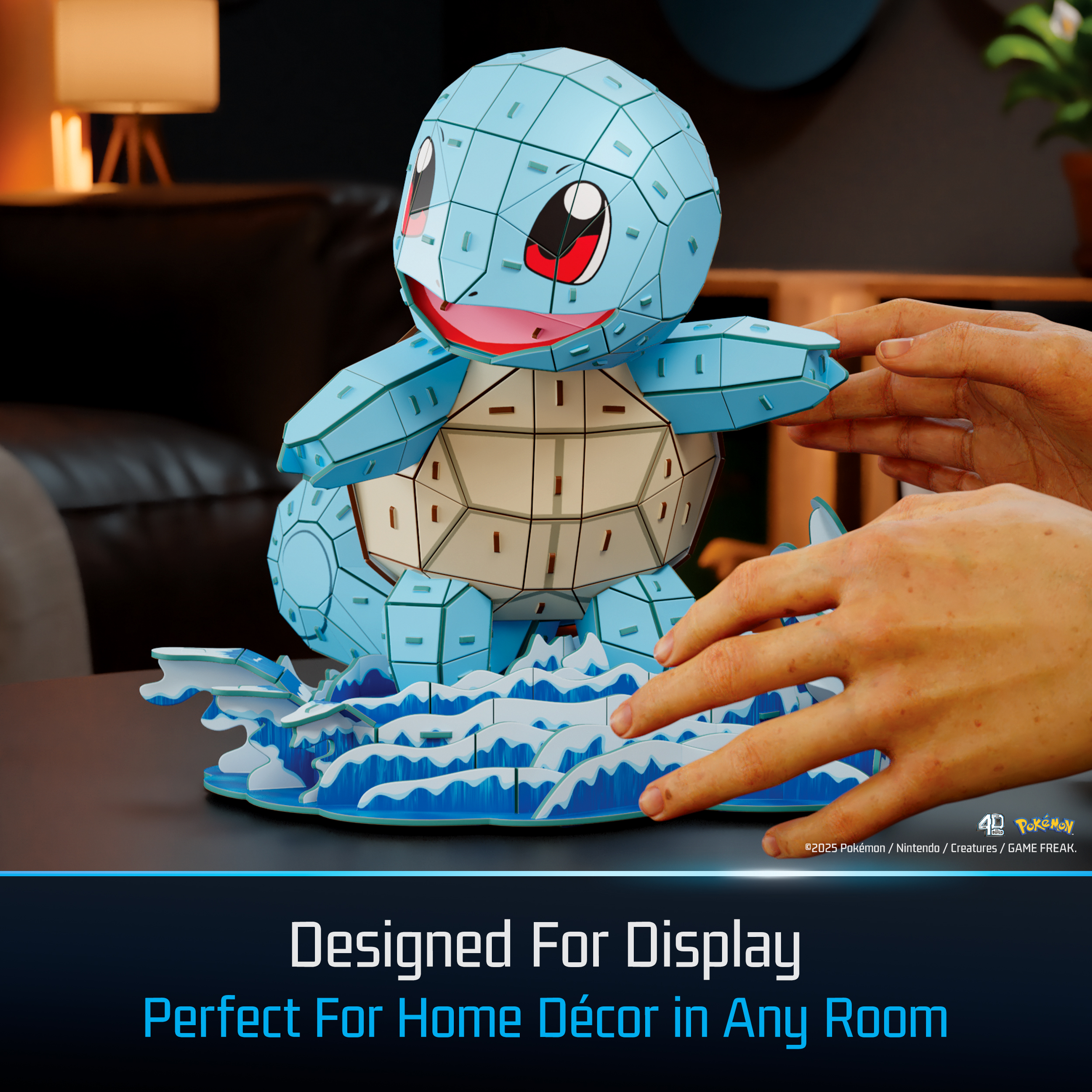 Spin Master | Schiggy 4D Build Puzzle | Pokémon