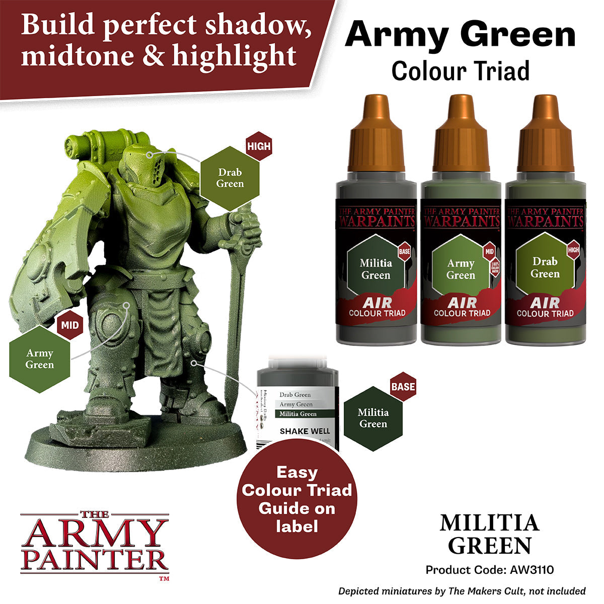 The Army Painter - Militia Green - Warpaints Air