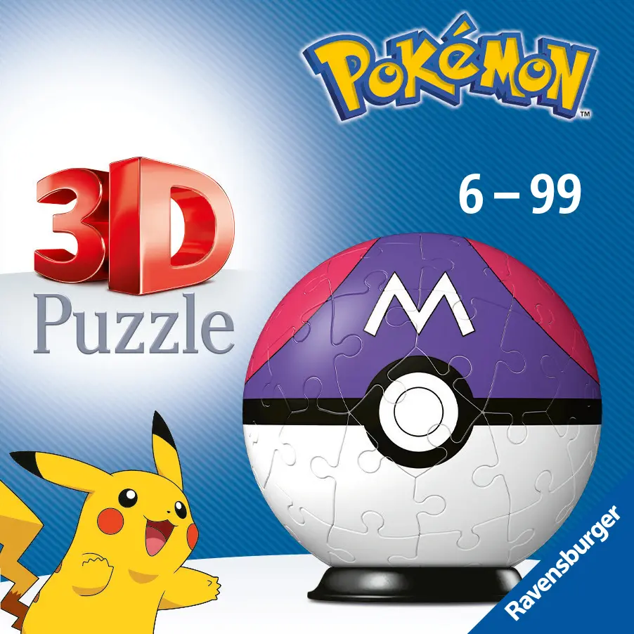 Ravensburger | Pokémon Meisterball-Ball | 3D Puzzle