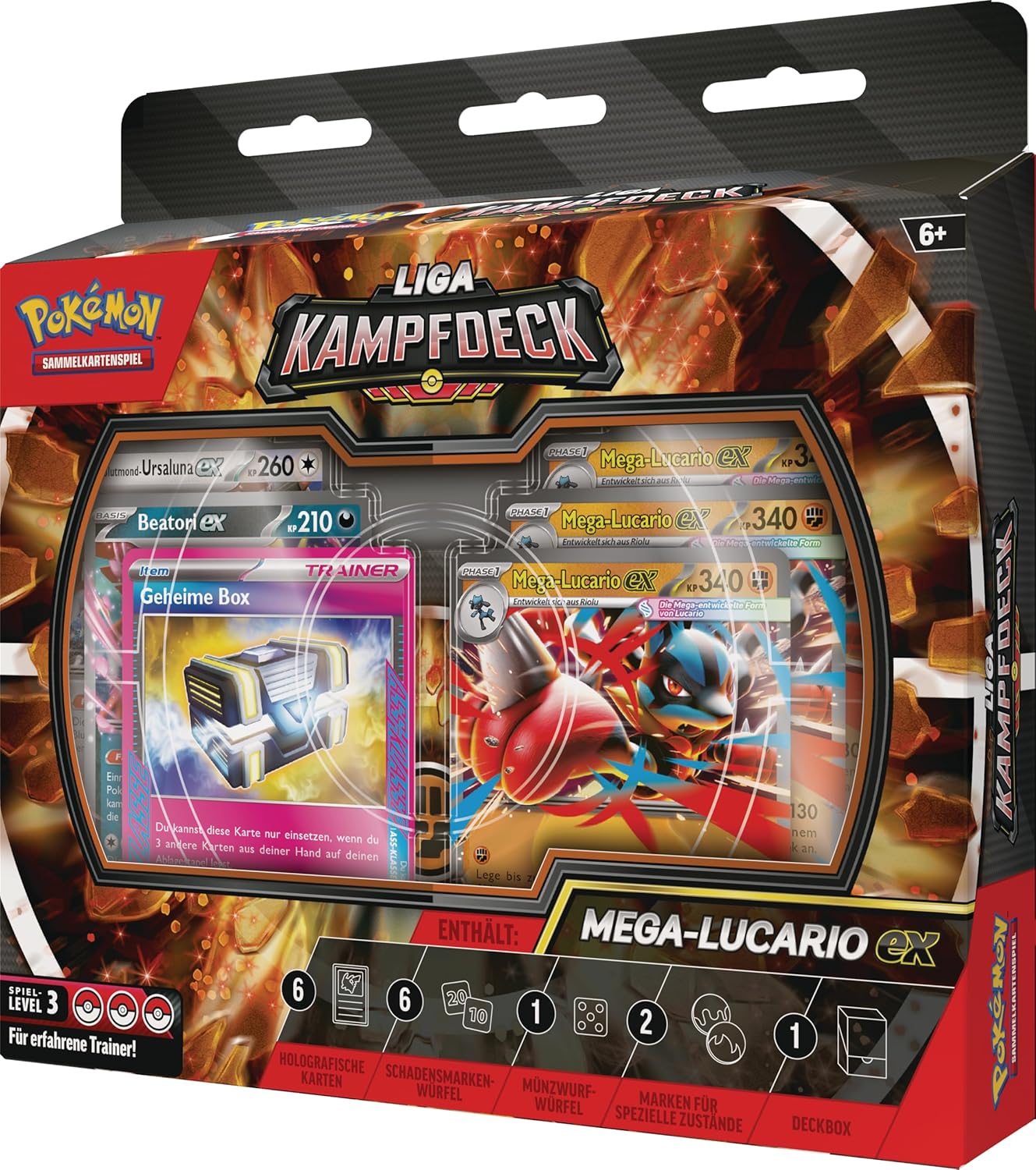 Pokémon TCG | Mega-Lucario ex | Liga-Kampfdeck (DE)