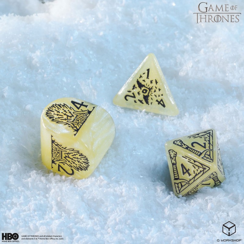 Q Workshop | Stark | Game Of Thrones Dice Set