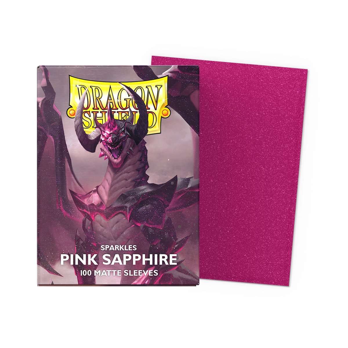 Dragon Shield | Pink Sapphire | Matte Sleeves Standard Size