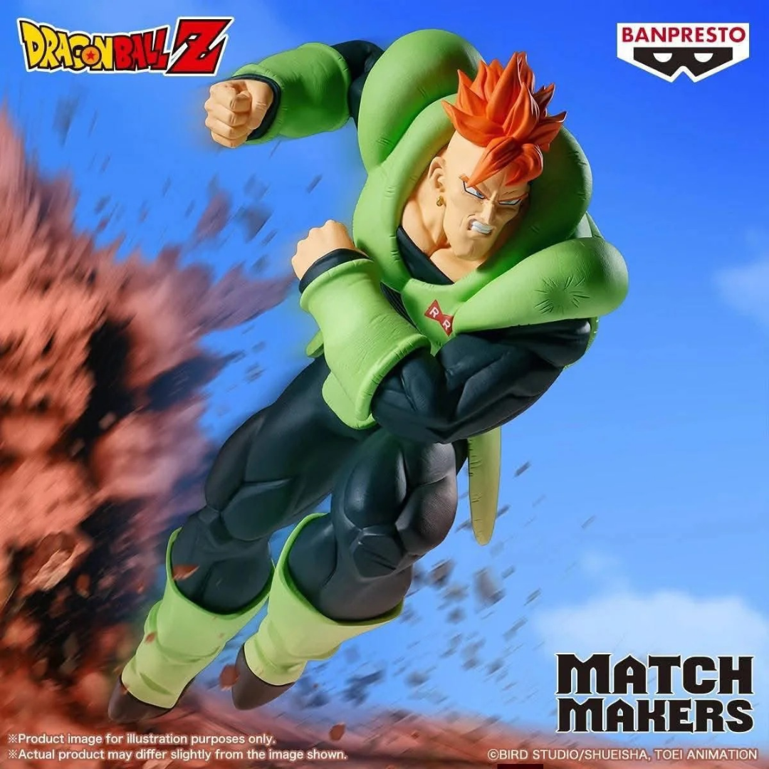 Banpresto | Android 16 (vs Cell) Match Makers (17cm) (A) | Dragon Ball Z