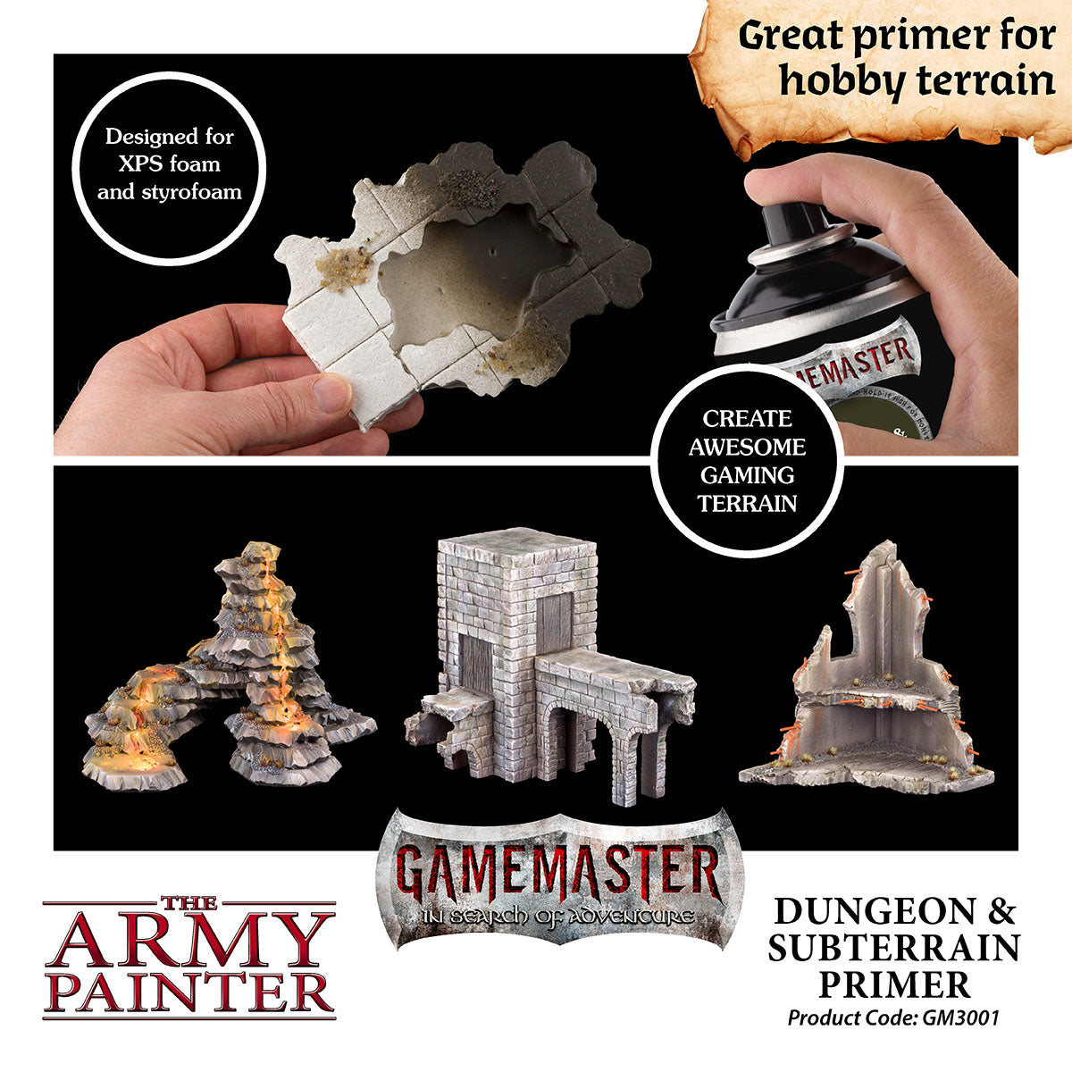 GameMaster - Dungeon & Subterrain - Terrain Primer